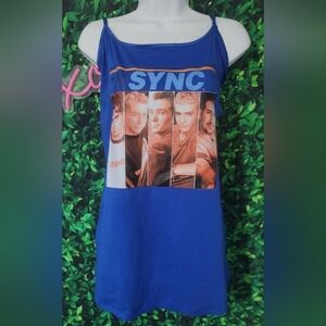 Boy Band Graphic Tunic Tank
